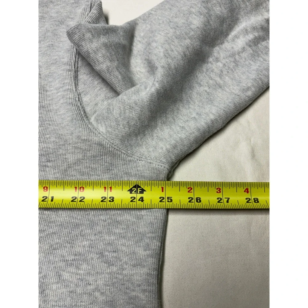 Polo Ralph Lauren Mens XL Heather Grey Cotton 1/4 Zip Pullover Sweater Pony Logo